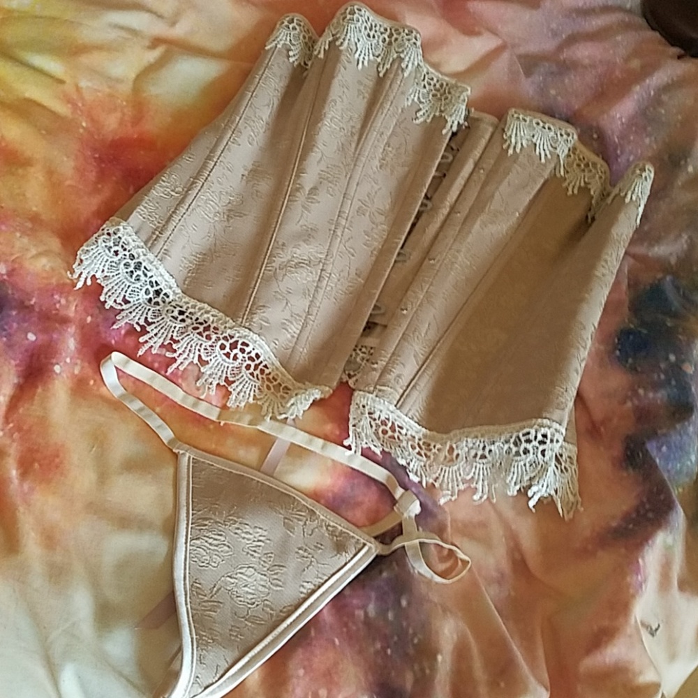 Lace Corset set